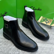 Clarks Luxury Leather Chelsea Boots For Men