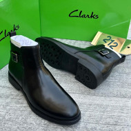 Clarks Luxury Leather Chelsea Boots For Men