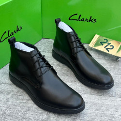 Clarks Luxury Leather Chelsea Boots For Men