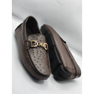 Men’s Italian Brown Leather Drivers  Shoes