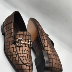 Brown Standard Fit Loafers