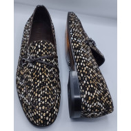 Patterned Men's Loafer Shoes