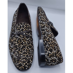 Patterned Men's Loafer Shoes