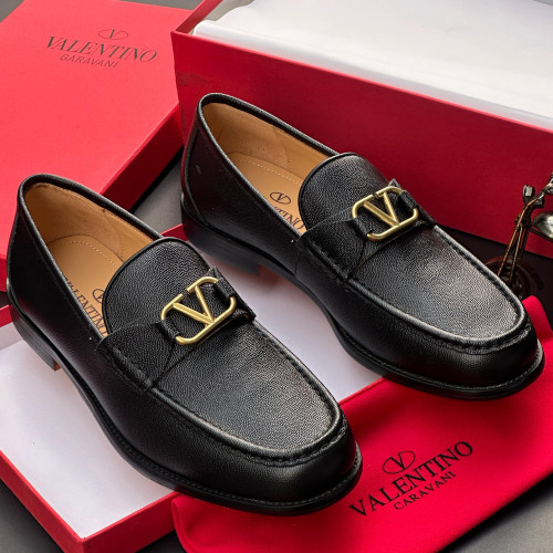 Men’s Luxury Leather Penny Loafers – Premium Thick Sole Slip-On Shoes