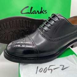 Men Full Grain Clarks Leather Dress Shoe