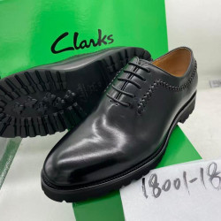 Men Full Grain Clarks Leather Dress Shoe