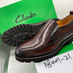 Men Full Grain Clarks Leather Dress Shoe