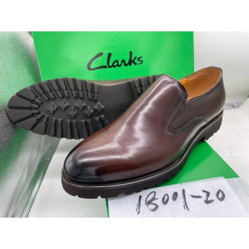 Men Full Grain Clarks Leather Dress Shoe