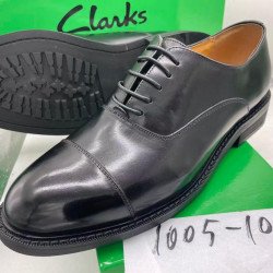 Men Full Grain Clarks Leather Dress Shoe