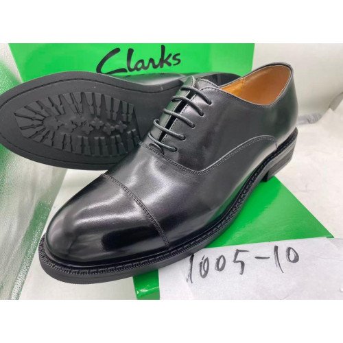 Men Full Grain Clarks Leather Dress Shoe