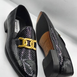 Black Men's Loafer Shoes