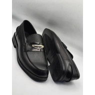 Black Leather Men's Shoes