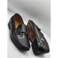 Black Leather Men's Shoes