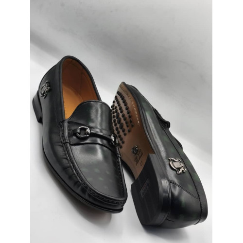Black Leather Men's Shoes