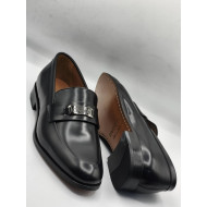 Black Leather Men's Shoes