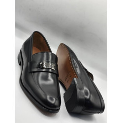 Black Leather Men's Shoes