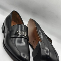 Black Leather Men's Shoes