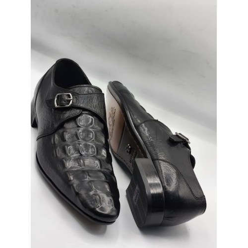 Black Leather Men's Shoes