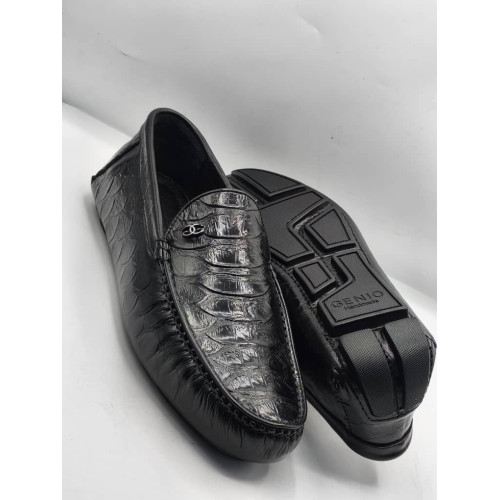 Men’s Italian  Leather Loafers – Classic Slip-On Comfort Shoes