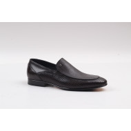 Black Leather Loafers For Men