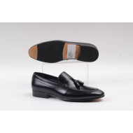 Black Tassel Loafers For Men