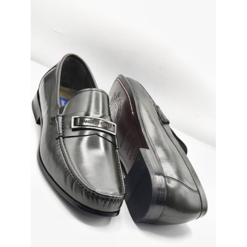 Men’s Italian Brown Leather Penny Loafers