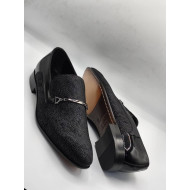 Black Standard Fit Penny Loafers