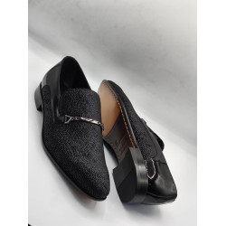 Black Standard Fit Penny Loafers