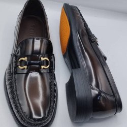 Premium Brown Leather Loafers for Men