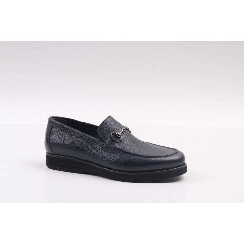 Men’s Italian Green Leather Penny Loafers – Classic Slip-On Comfort Shoes