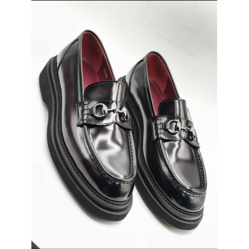 Men’s Italian Brown Leather Loafers