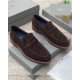 Standard Fit Suede Penny Loafers