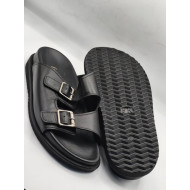 Men's Leather Slippers with Buckle – Italian Style(Luxury Crocodile-Textured)