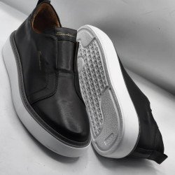 Men’s Premium Leather Shoes – Thick Comfort Sole