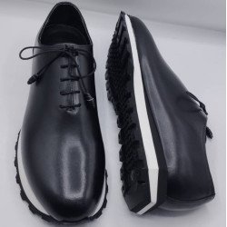 Men’s Premium Leather Shoes – Thick Comfort Sole