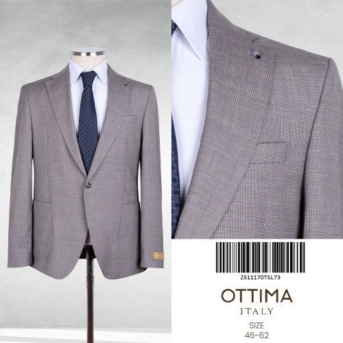 Ottima Italy  Premium Wool Blazer – 100% Italian Wool Blazer Jacket
