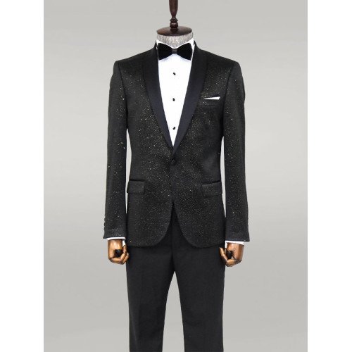 Shawl Lapel Men's Prom Blazer-Italian