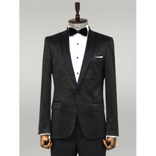 Shawl Lapel Men's Prom Blazer-Italian