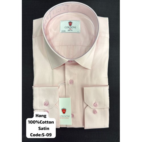 Cordone Men's Shirt-100% Cotton Shirts