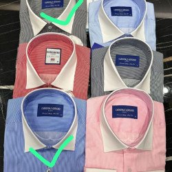 Carnovale Adriano Men's Shirt-100% Cotton Shirts