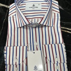 Alberto Roma Men's Shirt-100% Cotton Shirts