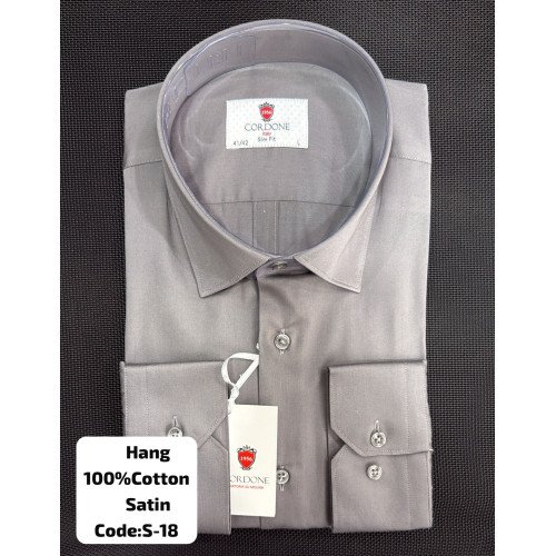 Cordone Men's Shirt-100% Cotton Shirts