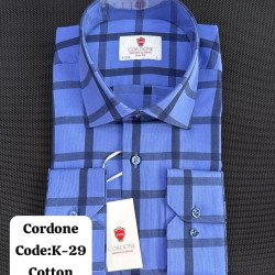 Cordone Men's Shirt-100% Cotton Shirts