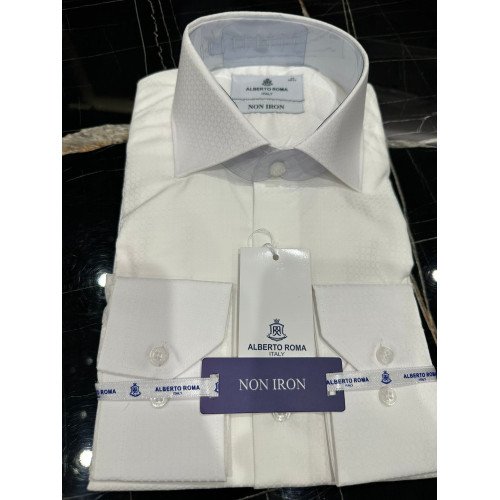 Alberto Roma Men's Shirt-100% Cotton Shirts