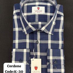 Cordone Men's Shirt-100% Cotton Shirts