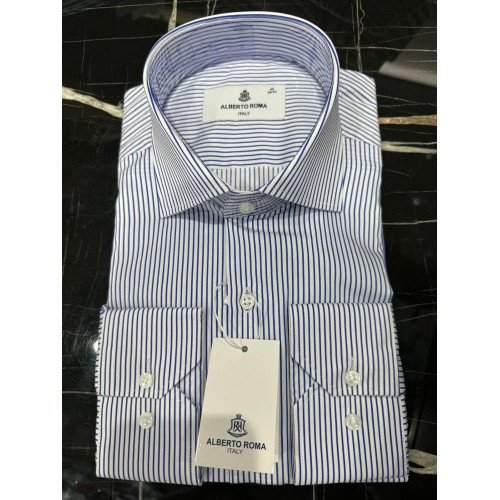 Alberto Roma Men's Shirt-100% Cotton Shirts