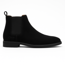 Men's Chelsea Boots suede- Black