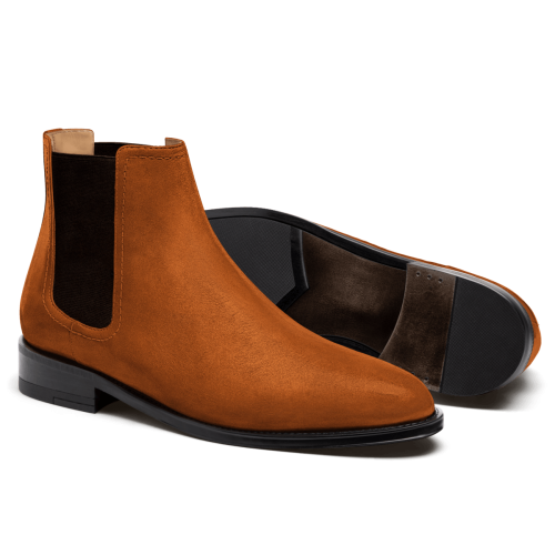 Men's Chelsea Boots suede- Black