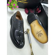 Italian High-end Leather Slip-on Shoes Mens Business Dress Shoes-British Slip-On Formal Casual Loafer Oxford Shoes
