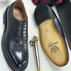 Italian High-end Leather Slip-on Shoes Mens Business Dress Shoes-British Slip-On Formal Casual Loafer Oxford Shoes